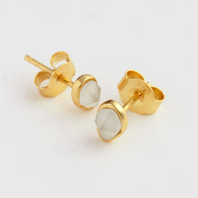Stepping Stone | Moonstone Stud Earring