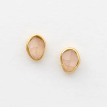 Stepping Stone | Rose Quartz Stud Earring