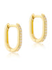 Oval Huggie CZ
