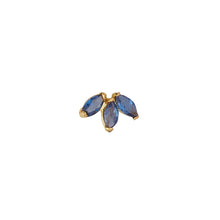 Blue Marquise Piercing