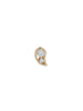 Paisley Cz Piercing 9ct yellow gold