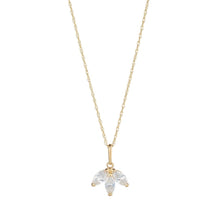 Gold Marquise Pendant