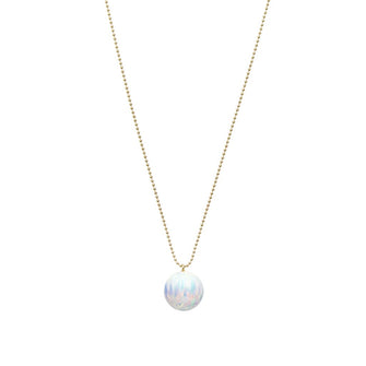 Orbis Ice Opal Ball Chain Pendant