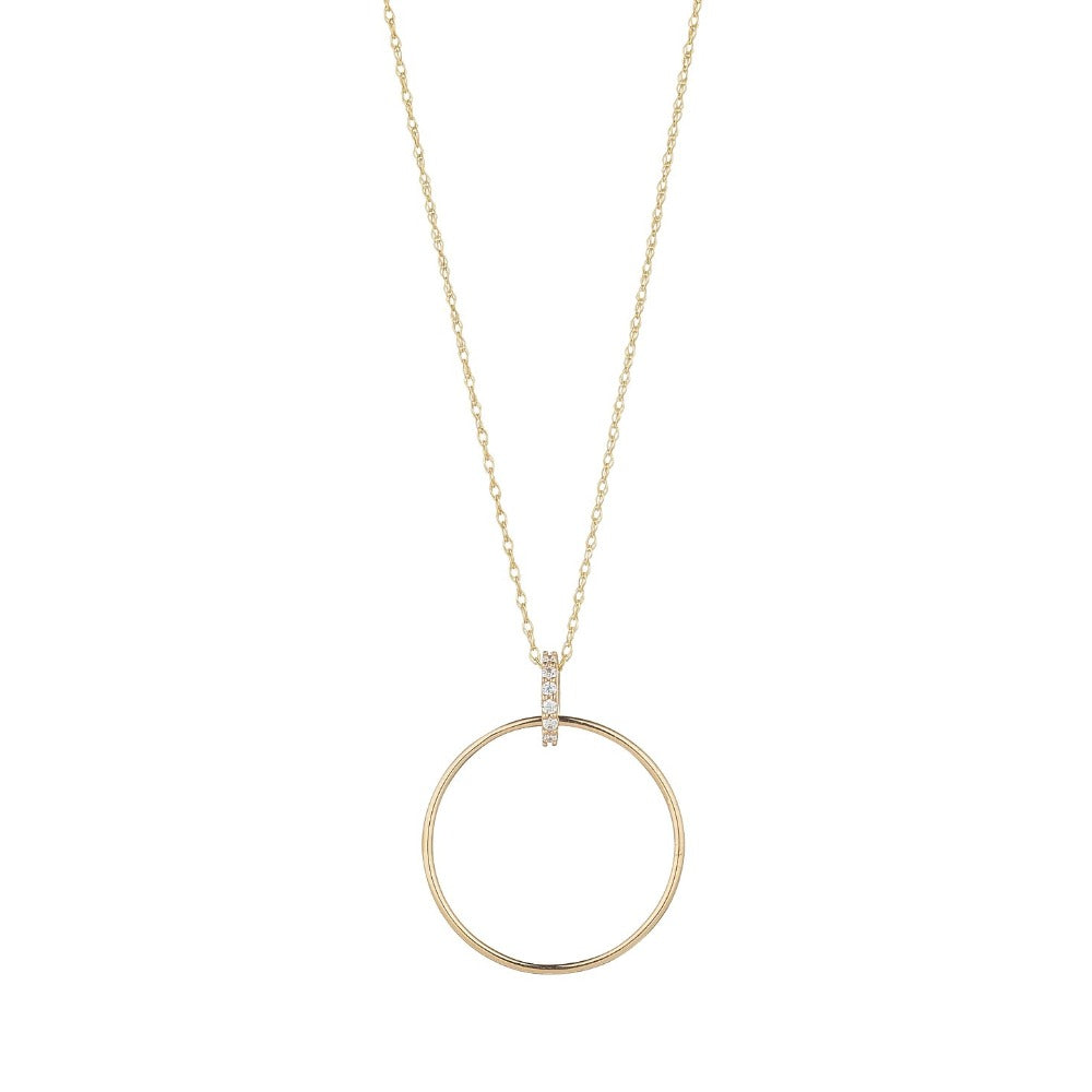 Bar Circle Pendant– Harlow Fine Jewellery