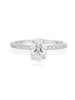 Signature Solitaire | Oval Pavé