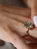 Green Amethyst Cocktail ring