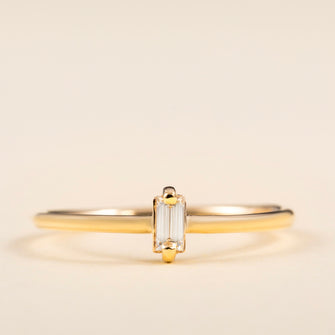 Linea Stack Ring | White