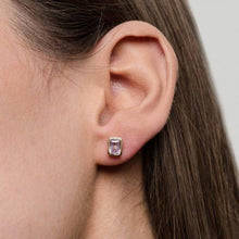 Manhattan | Aqua Stud Earring