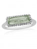 East West Amethyst Ring