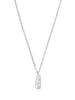 Coralia Long Baroque Pendant Silver