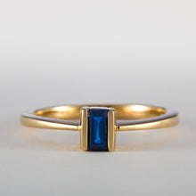 Sapphire Bar Ring