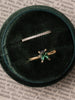 Green Tourmaline Solitaire