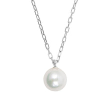 Orbia XL Pearl Pendant Silver